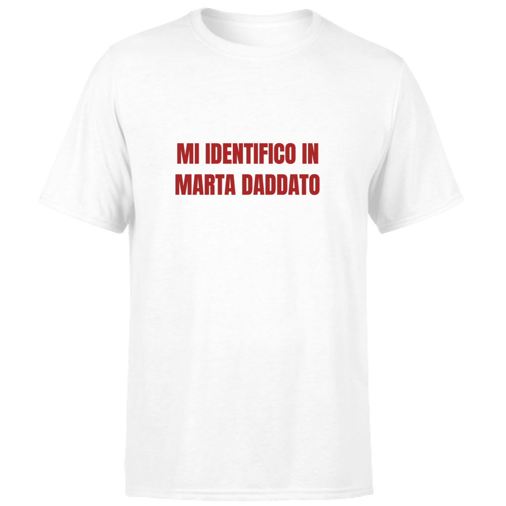 Mi identifico in Marta Daddato - T-Shirt